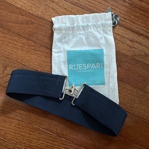 Ruespari Navy & Silver Surcingle Belt